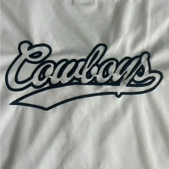 Dallas Cowboys NFL White and Blue Star Jersey - Picture 4 of 6